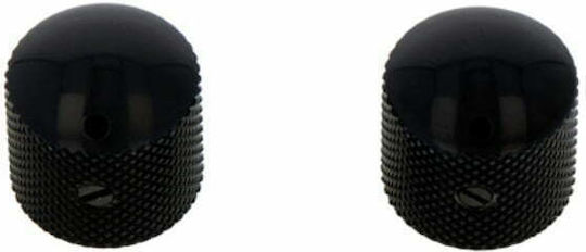Schaller Dome Speed Knobs Guitar Potentiometer Buttons Black