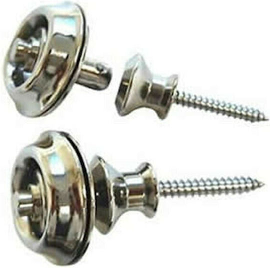 Dunlop Straplok Strap Retainers Dual Design Nickel
