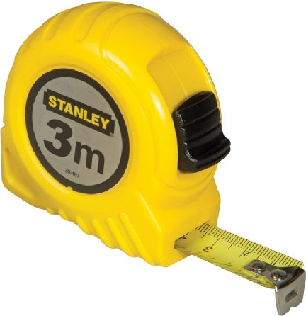 Stanley Tape Measure with Auto-Rewind 12.7mm x 3m