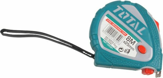 Total Tape Measure with Auto-Rewind 25mm x 8m