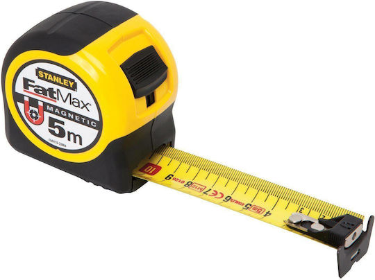 Stanley Tape Measure with Auto-Rewind and Magnet 32mm x 5m