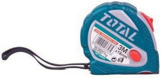 Total Tape Measure with Auto-Rewind 16mm x 3m
