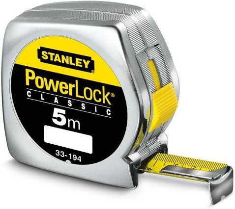 Stanley Powerlock Tape Measure with Auto-Rewind 19mm x 5m