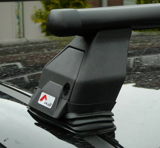 Menabo 130cm. for Cars with Factory Bars (with Roof Rack Legs) Black
