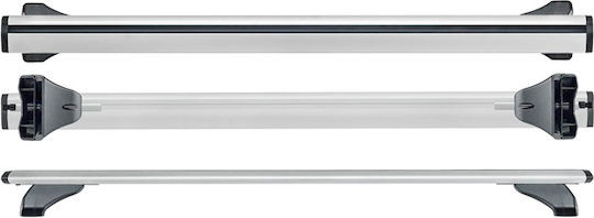 Cruz Μπάρες Οροφής Αλουμινίου Airo Dark T108 108εκ. Universal (Σετ χωρίς πόδια) Μαύρες