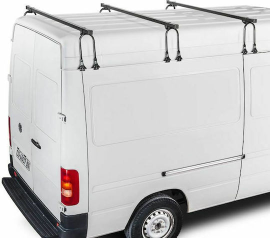Cruz Roof Bars Steel 175cm. (with Roof Rack Legs and Lock) Silver