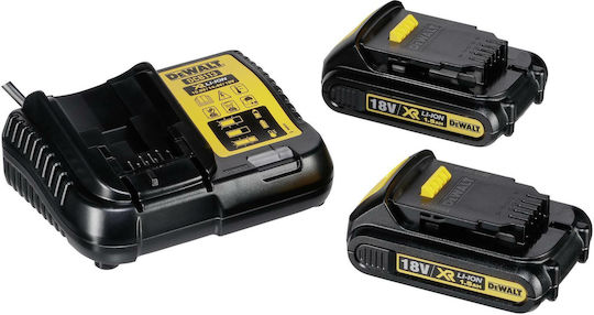 DEWALT DCD778S2T Schlagbohrschrauber Batteriebetrieb Brushless 18V 2x1,5Ah