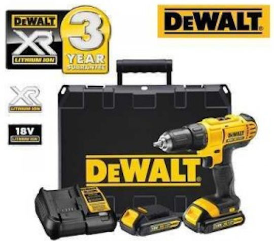 DEWALT DCD776C2 Percussive Drill Driver Battery 18V 2x1.3Ah DCD776C2