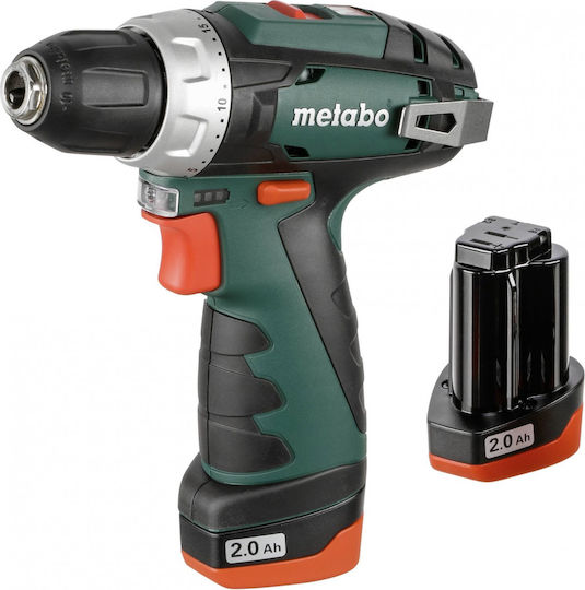 Metabo PowerMaxx BS Basic Δραπανοκατσάβιδο Μπαταρίας 10.8V 2x2Ah