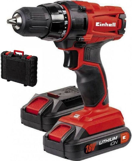 Einhell TC-CD 18-2 Li Δραπανοκατσάβιδο Μπαταρίας 18V 2x1.3Ah