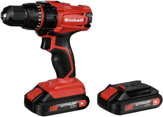 Einhell TC-CD 18-2 Li Δραπανοκατσάβιδο Μπαταρίας 18V 2x1.3Ah