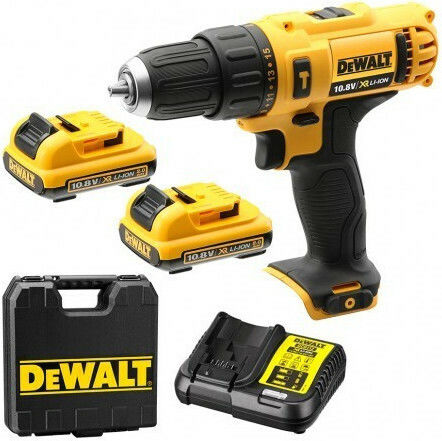 Dewalt Schlagbohrmaschinen Bohrschrauber Batterie 10.8V 2x2Ah