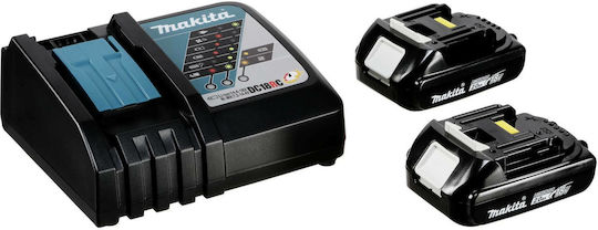 Makita DFS452RAJ Κατσαβίδι Γυψοσανίδας Μπαταρίας Brushless 18V 2x2Ah