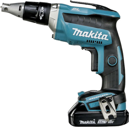 Makita DFS452RAJ Κατσαβίδι Γυψοσανίδας Μπαταρίας Brushless 18V 2x2Ah
