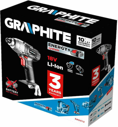 Graphite 58G012 Παλμικό Κατσαβίδι Μπαταρίας Solo 18V