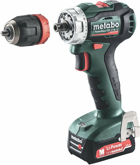 Metabo Powermaxx BS 12 BL Q Δραπανοκατσάβιδο Μπαταρίας Solo Brushless 12V