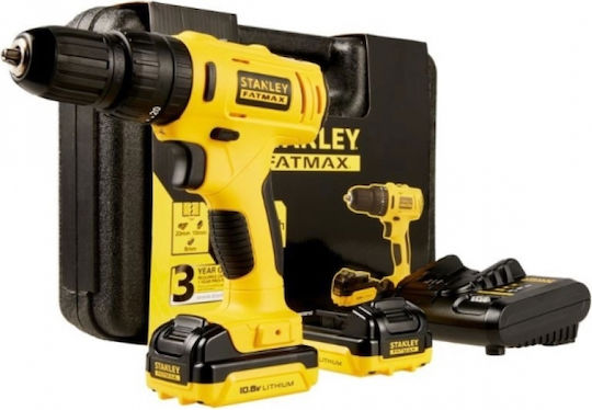 Stanley Fatmax Percussive Battery Drill Driver 10.8V 2x1.5Ah