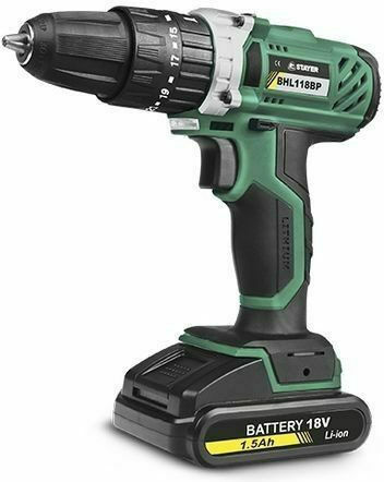 Stayer BHL 118PK Δραπανοκατσάβιδο Μπαταρίας 18V 2x1.3Ah