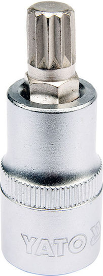Yato Spline Socket 1/2" - M10 Walnut with Spline Head and Socket 1/2'' M10x55mm