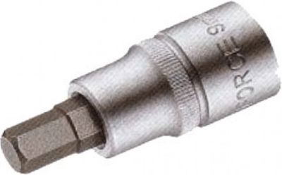 Force Bit-Stecknuss mit Inbusschlüssel-Bit und Antriebsvierkant 1/2'' Größe H10x55mm 1Stück