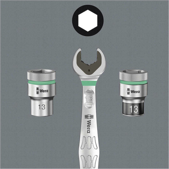 Wera Битови ключове с Ален и Квадратно Гнездо 1/2'' Комплект 6бр