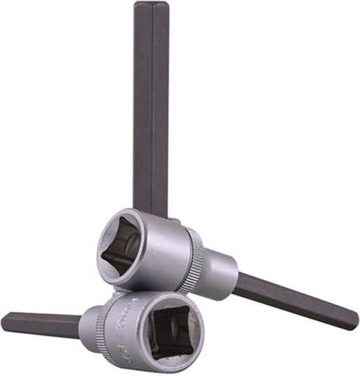 Force Allen Long 1/2'' Socket Long Walnut with Allen Head and Socket 1/2'' H7x100mm