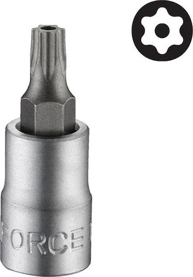 Force Bit-Stecknuss mit Torx-Bit und Antriebsvierkant 1/4'' Größe T10x32mm 1Stück