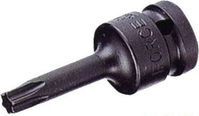 Force Bit-Stecknuss Pneumatisch mit Torx-Bit und Antriebsvierkant 1/2'' Größe T70x60mm 1Stück