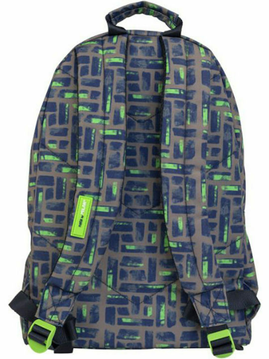 Milan Maze School Bag Backpack Junior High-High School in Green color