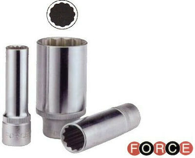 Force Socket Phillips Long with Square Drive 1/2" Diameter 28mm