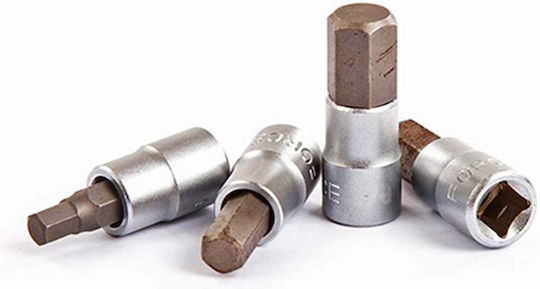 Force Socket 1/4" Allen Walnut with Allen Head and Socket 1/4'' H4x32mm
