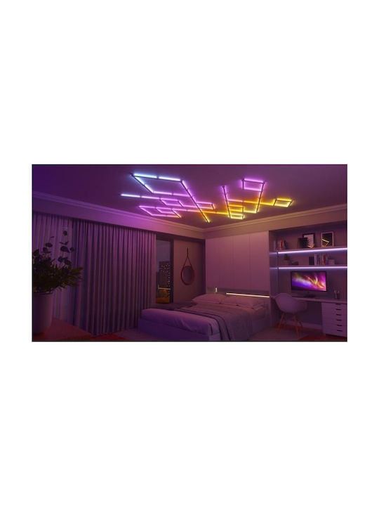 Nanoleaf Smart Neon Διακοσμητικό Φωτιστικό Lines Starter Kit LED RGB 9τμχ 27.8εκ.
