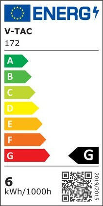 V-TAC VT-226 Λάμπα LED 5.5W 100mm για Ντουί E14 και Σχήμα C37 Φυσικό Λευκό 470lm