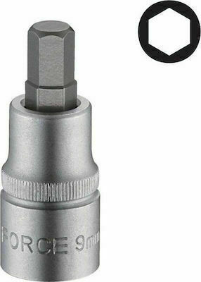 Force Allen socket 1/2'' Walnut with Allen Head and Socket 1/2'' H11x55mm