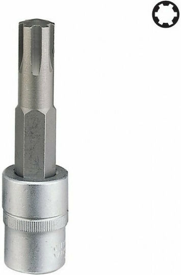 Force Ribe Allen Long 1/2'' Socket Long Walnut with Ribe Head and Socket 1/2'' M8x140mm