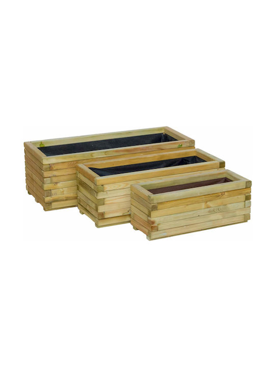 Showood Ζαρντινιέρα Ξύλινη Καφέ 90x40x33εκ.