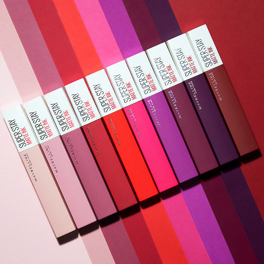 Maybelline Super Stay Matte Ink Υγρό Κραγιόν Matte 15 Lover 5ml