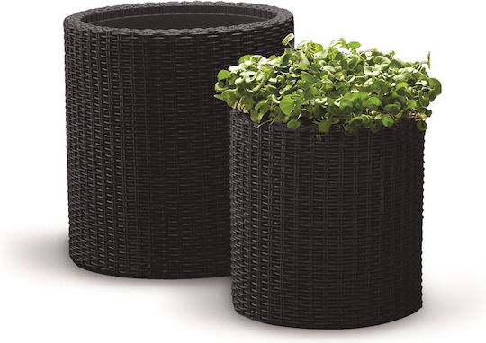 Keter Set Style Rattan Set 2 Ghivece