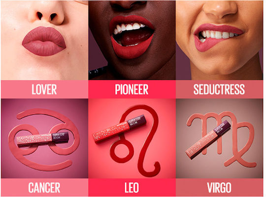 Maybelline Super Stay Matte Ink Zodiac Течност Червило Матов 20 Pioneer Leo 5мл
