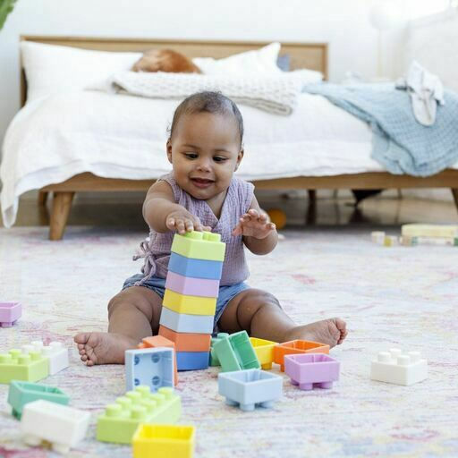 Infantino Stacking Toy Soft Blocks for 0++ Months
