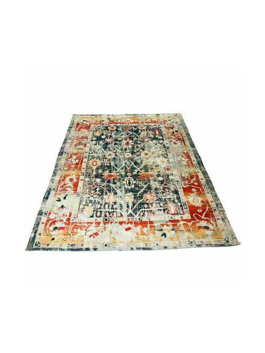 Synchronia Garden Anti-slip Rug Rectangular Cotton Earthy