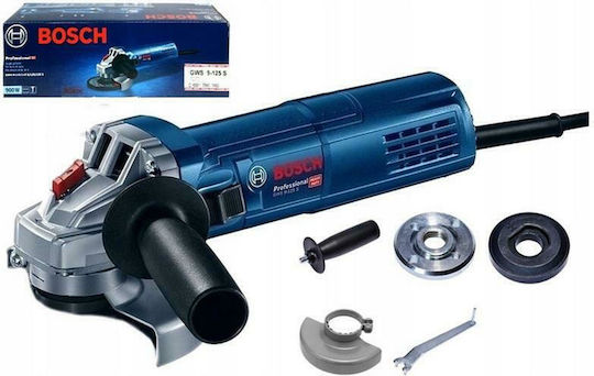 Bosch GWS 9-125 S Τροχός 125mm Ρεύματος 900W με Ρύθμιση Στροφών
