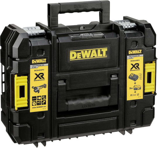 DEWALT DCG405P3 Grinder 125mm Battery Brushless 3x5Ah
