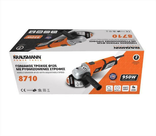 Krausmann Polizor unghiular 125mm Electrică 950W