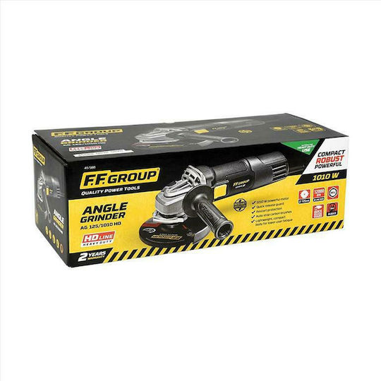 F.F. Group AG 125/1010 HD Electric Angle Grinder 125mm 1010W