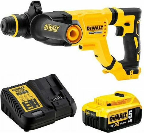 DEWALT DCH263P1 Impact Demolition Hammer Battery Brushless 18V 1x5Ah with Chuck SDS Plus DCH263P1