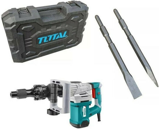 Total Schlag Meißelhammer Elektrisch 1300W mit Aufnahme HEX