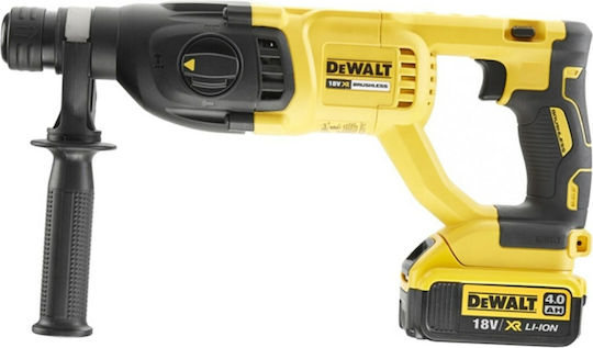 Dewalt Impact Demolition Hammer Battery Brushless 18V 1x4Ah with Chuck SDS Plus