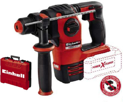 Einhell Herocco TE-18LI Impact Demolition Hammer Battery Brushless 18V Solo with Chuck SDS Plus