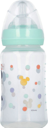 Stor Stor Kunststoff Babyflasche Cool Like mit Silikon Saugflasche für 0+ Monate Mickey 240ml